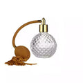 80ml Clear Crystal Perfume Bottle Gold Long Spray Atomizer Refillable Glass Y56931