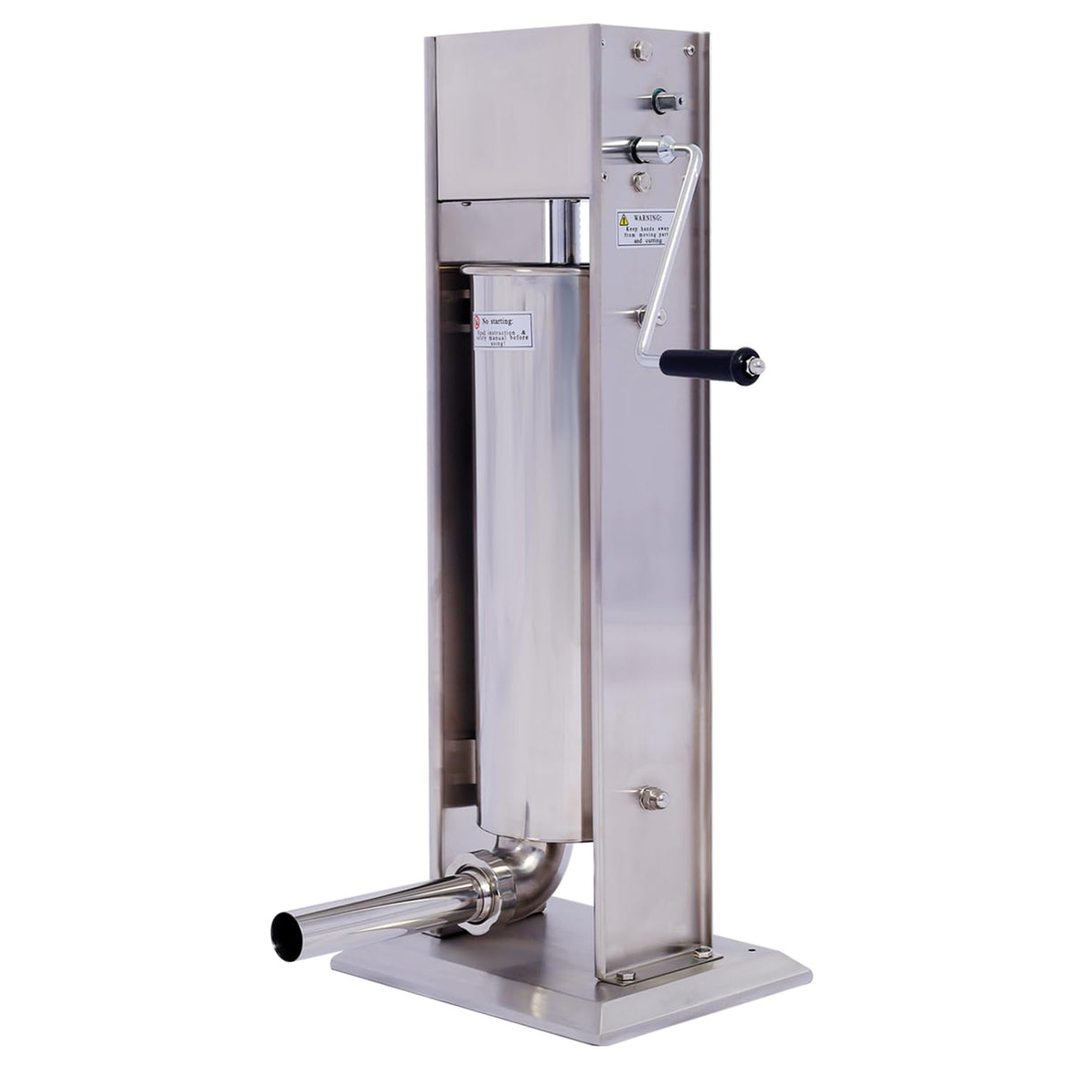 Stainless Steel Vertical Sausage Stuffer 15Lb 4 Nozzles N162