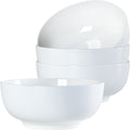 40 oz Off White Ceramic Soup Bowls Set of 4 M370