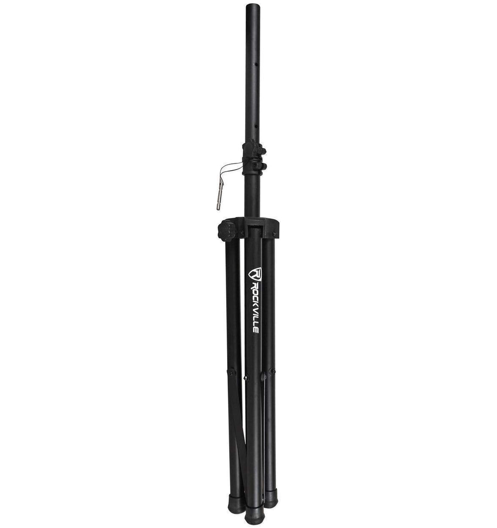 Black Tripod Speaker Stands Pair with Carrying Case R321