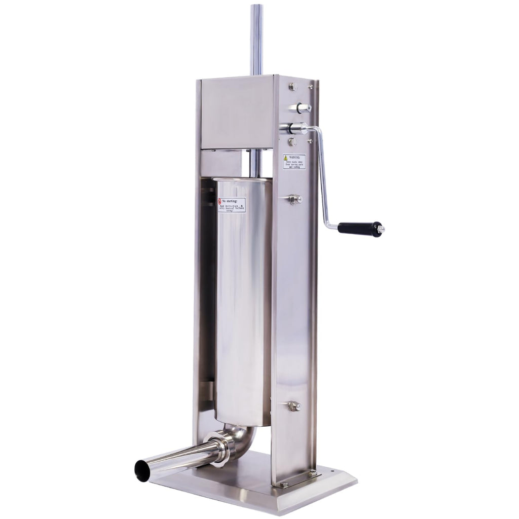 Stainless Steel Vertical Sausage Stuffer 15Lb 4 Nozzles N162