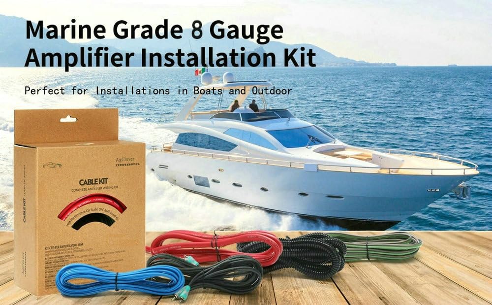 8 Gauge CCA Amplifier Wiring Kit 800W U235