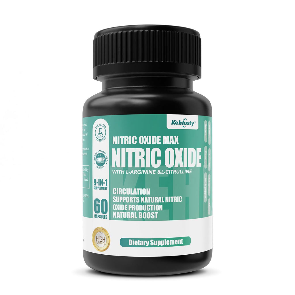Nitric Oxide Booster Supplements 60 Capsules U71367