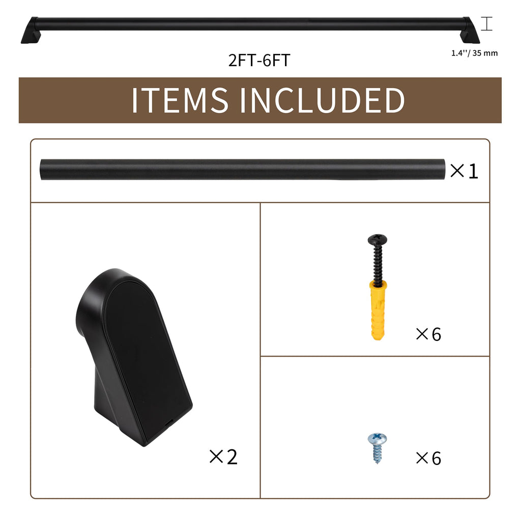 3 FT ADA Compliant Aluminum Handrail Set L514213