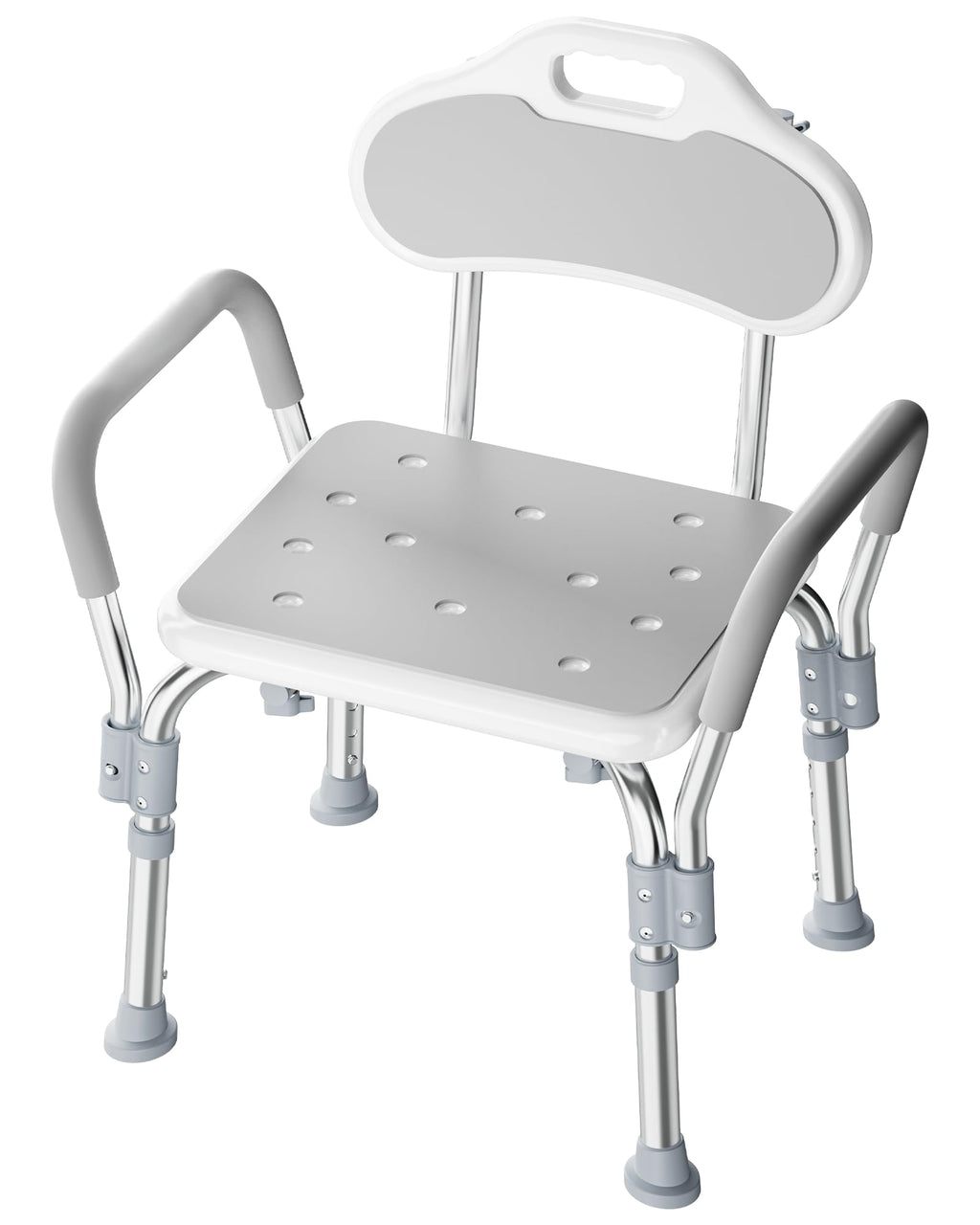 Shower Chair with Padded Armrests and Back M295501