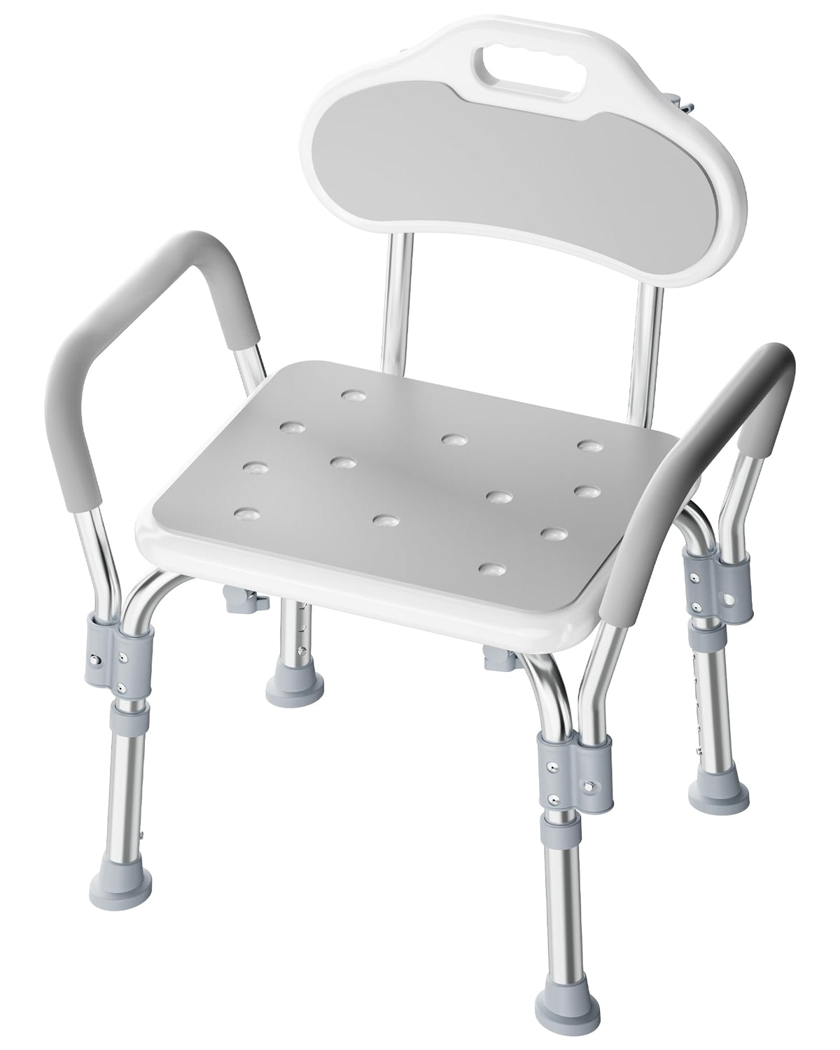 Shower Chair with Padded Armrests and Back M295501