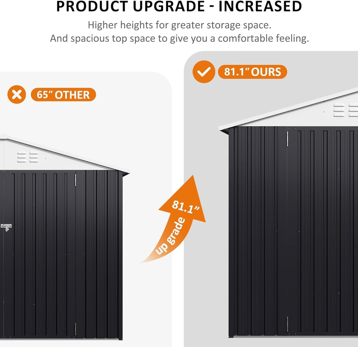 10x14 Outdoor Storage Metal Shed B8712