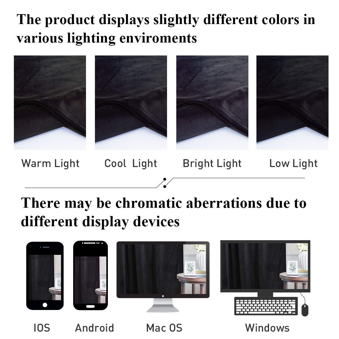 Black Velvet Blackout Curtains 2 Panels G6549