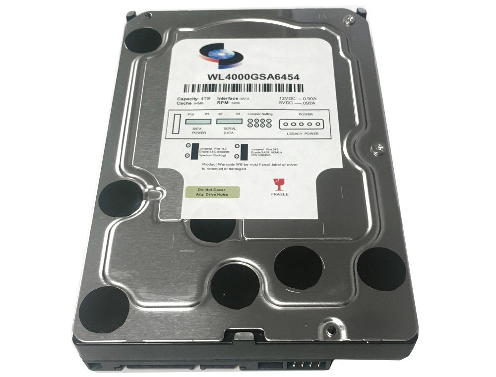 4TB 5400RPM SATA III 3.5" Internal Hard Drive I225926