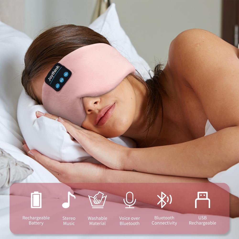 Silk Bluetooth Sleep Mask Headband Earphones G440172
