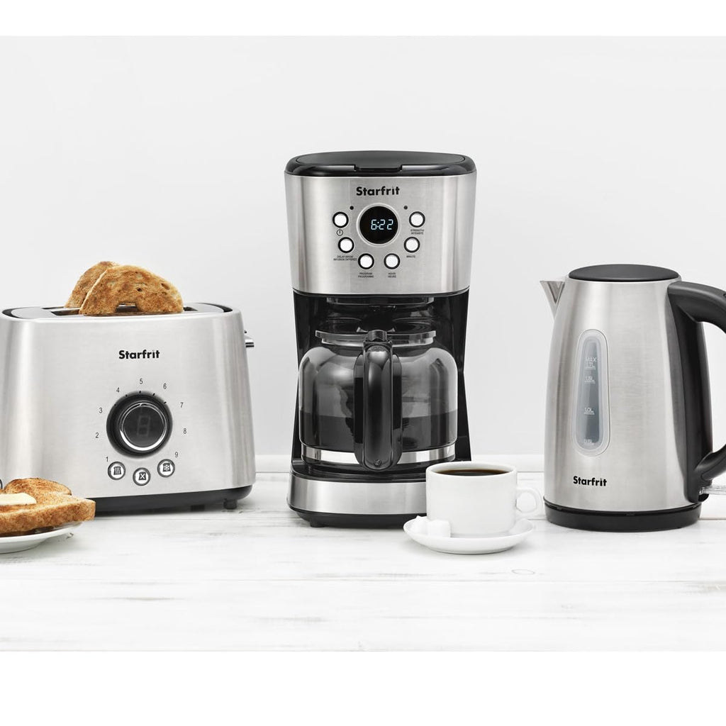 Programmable 12 Cup Stainless Steel Coffee Maker V89517