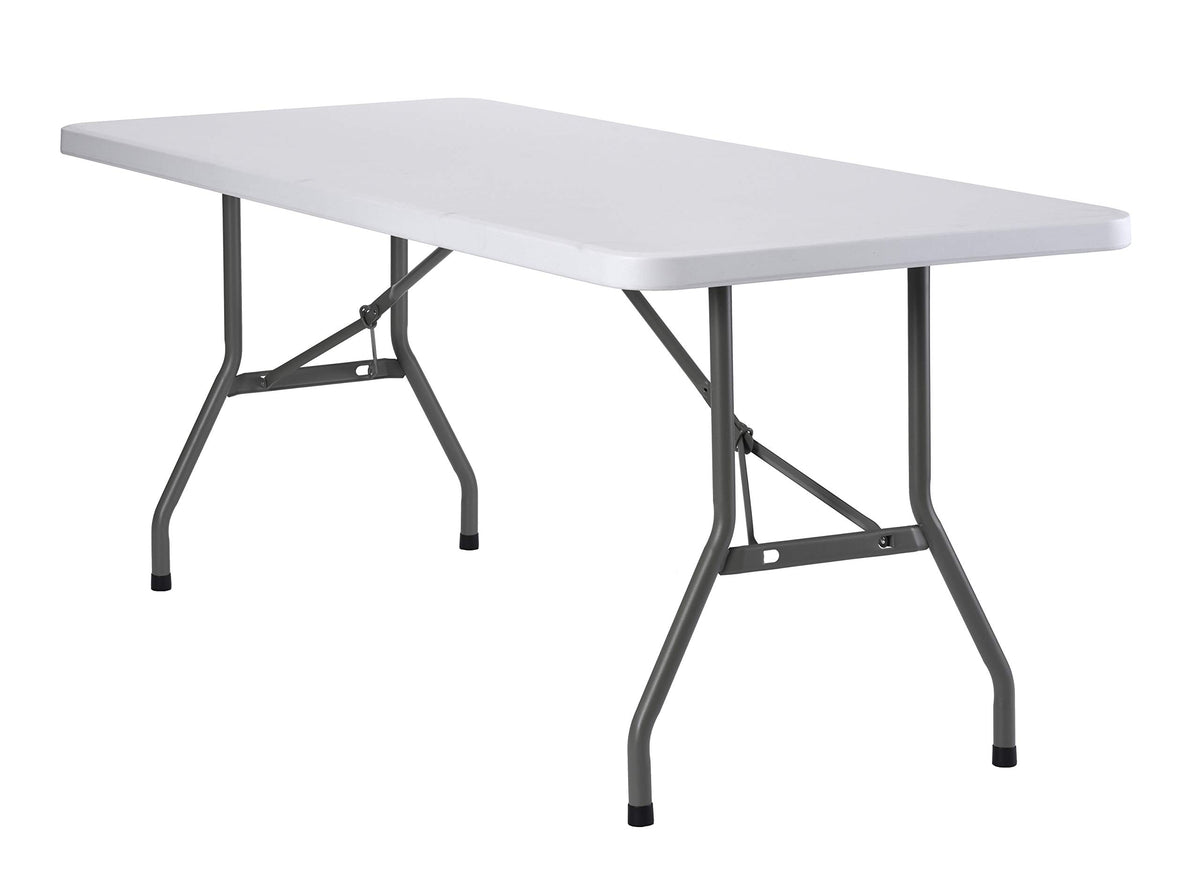 White Folding Utility Table R9746