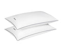 Set of 2 King Size Cotton Down Alternative Bed Pillows E594703