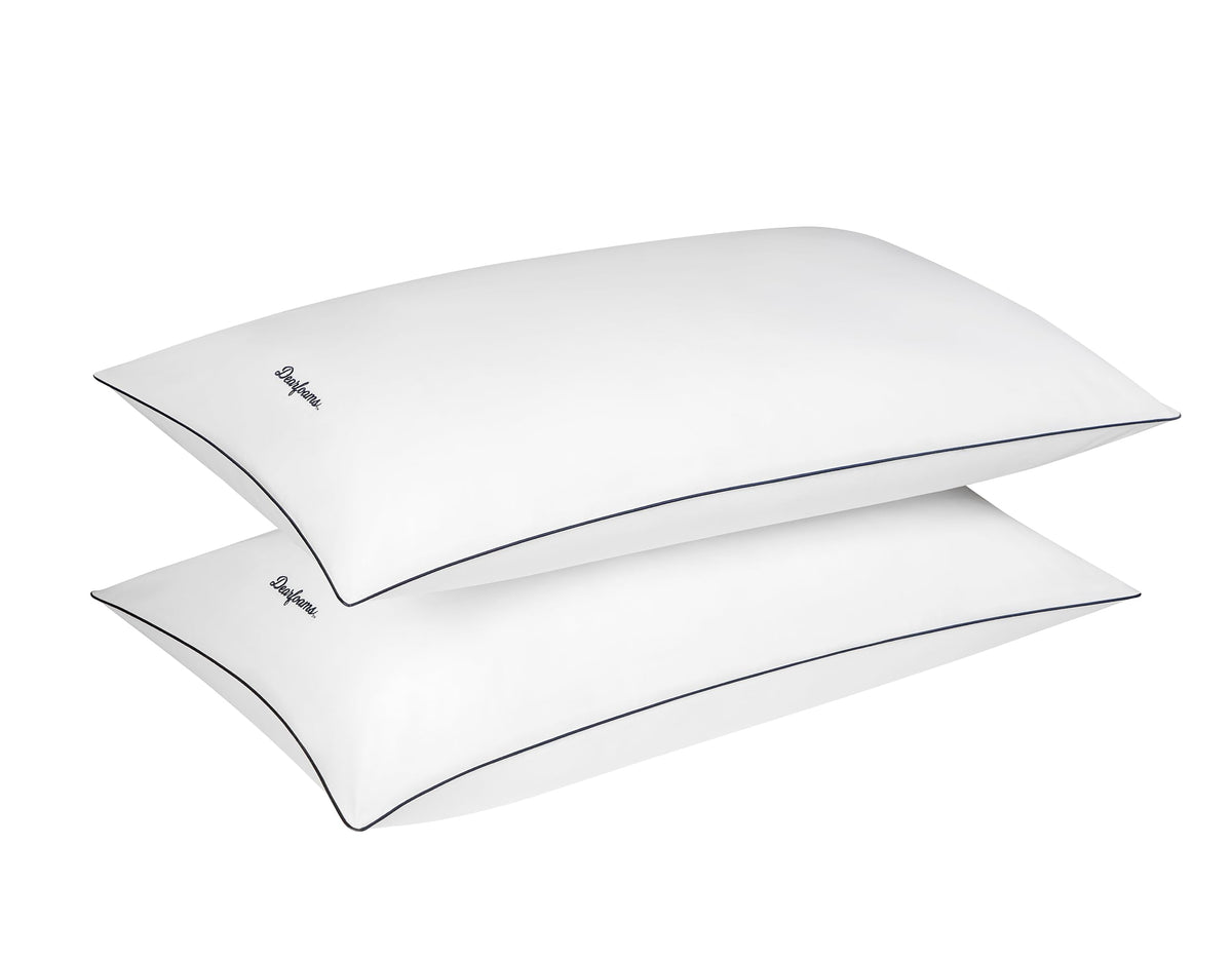 Set of 2 King Size Cotton Down Alternative Bed Pillows E594703