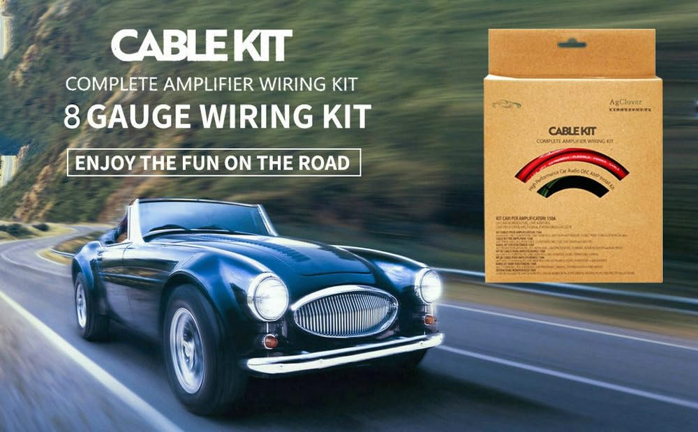 8 Gauge CCA Amplifier Wiring Kit 800W U235
