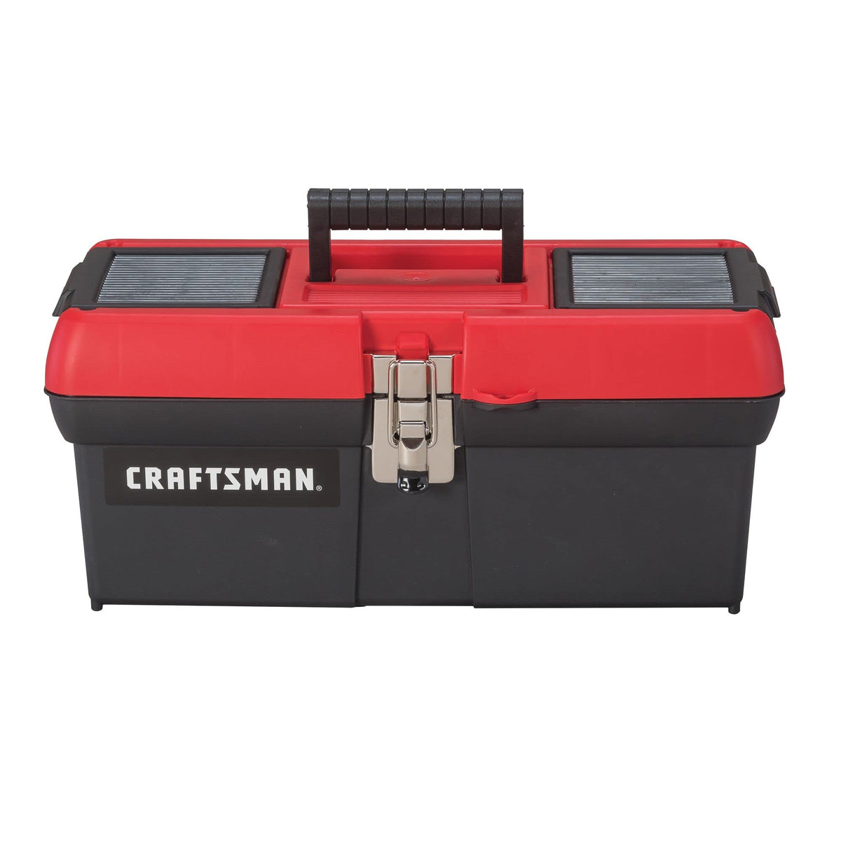 Lockable 16 in. Red Black Tool Box K269347