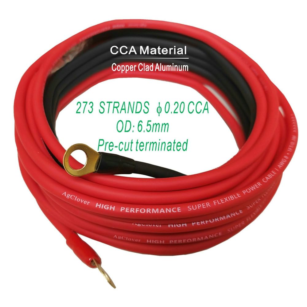 8 Gauge CCA Amplifier Wiring Kit 800W U235