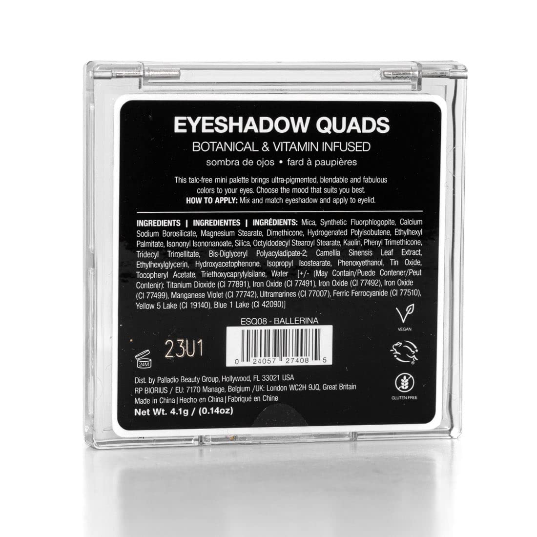 Pigmented Matte Metallic Shimmer Eyeshadow Palette C697110