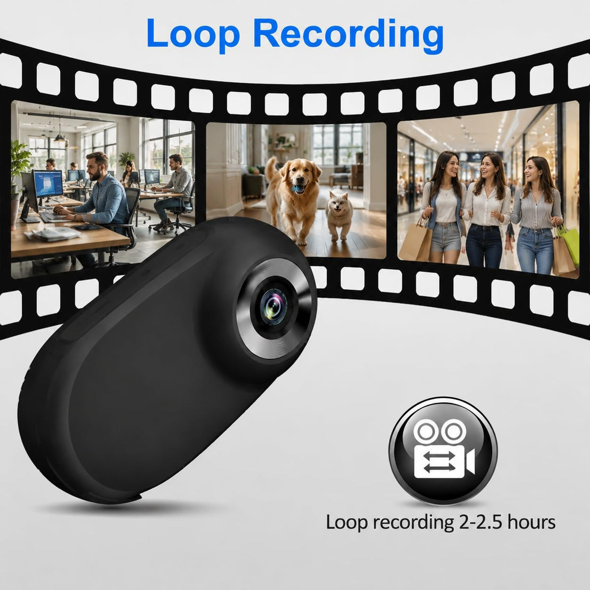 1080P Wireless Mini Pet Camera Collar G24499