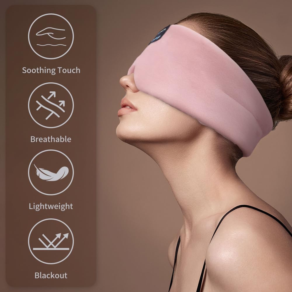 Silk Bluetooth Sleep Mask Headband Earphones G440172