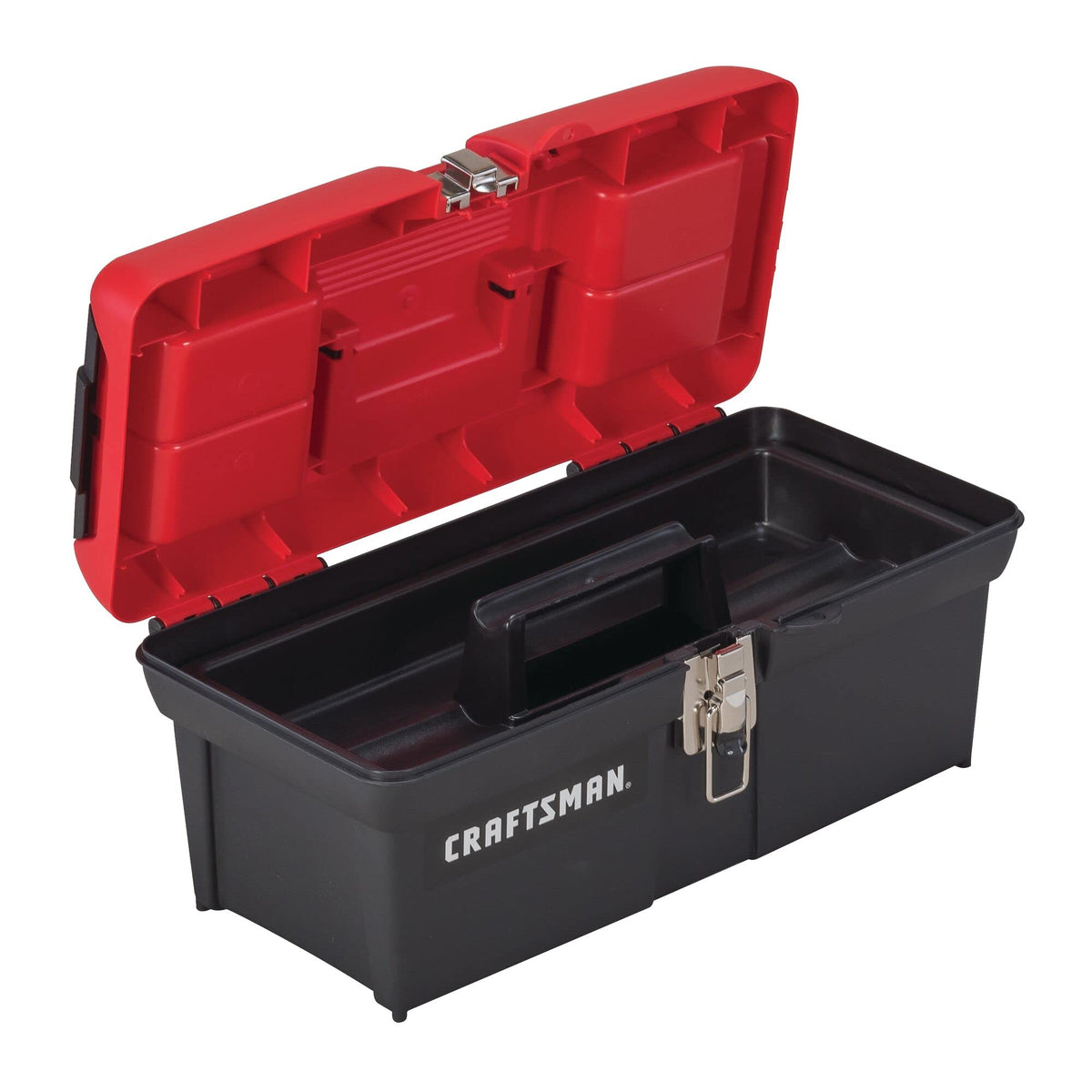 Lockable 16 in. Red Black Tool Box K269347