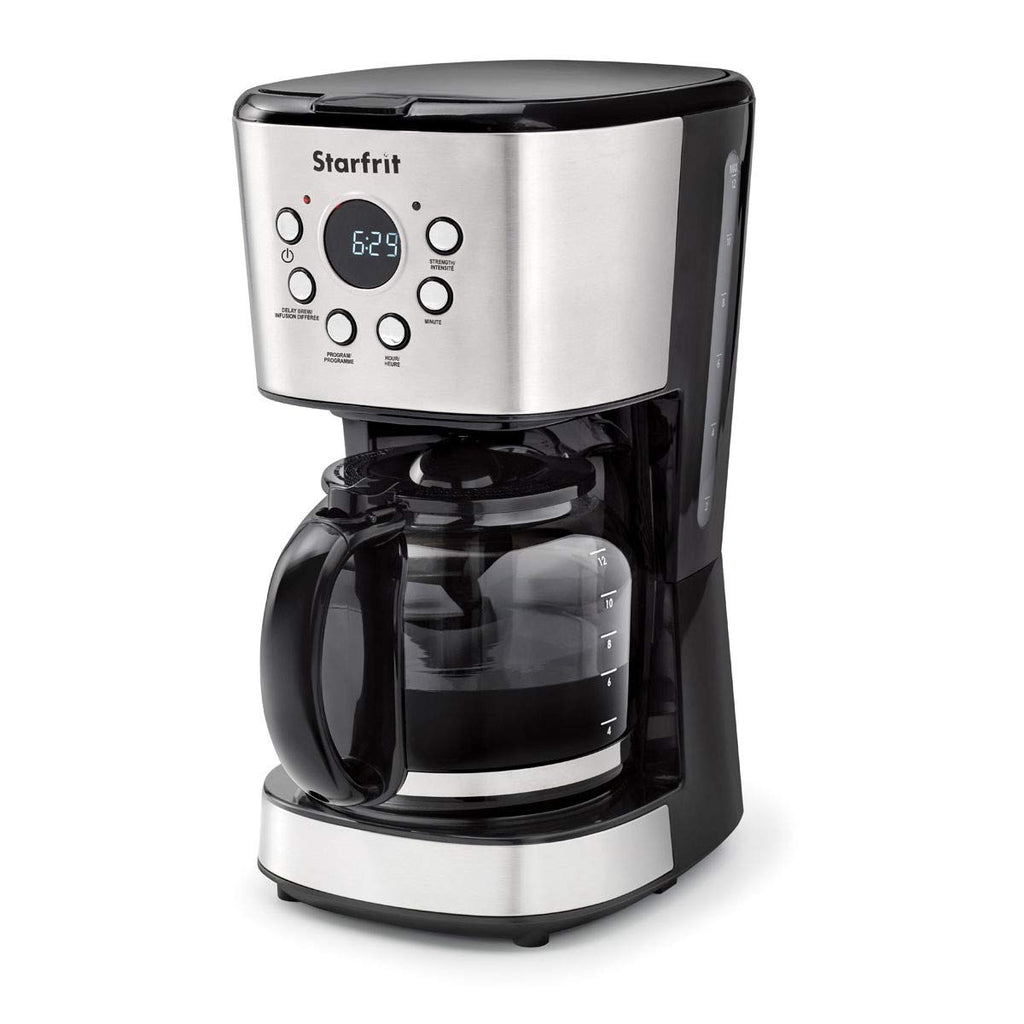 Programmable 12 Cup Stainless Steel Coffee Maker V89517