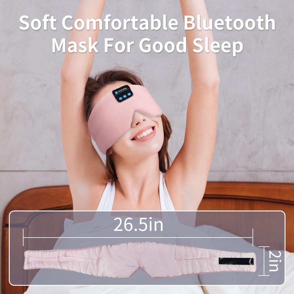 Silk Bluetooth Sleep Mask Headband Earphones G440172