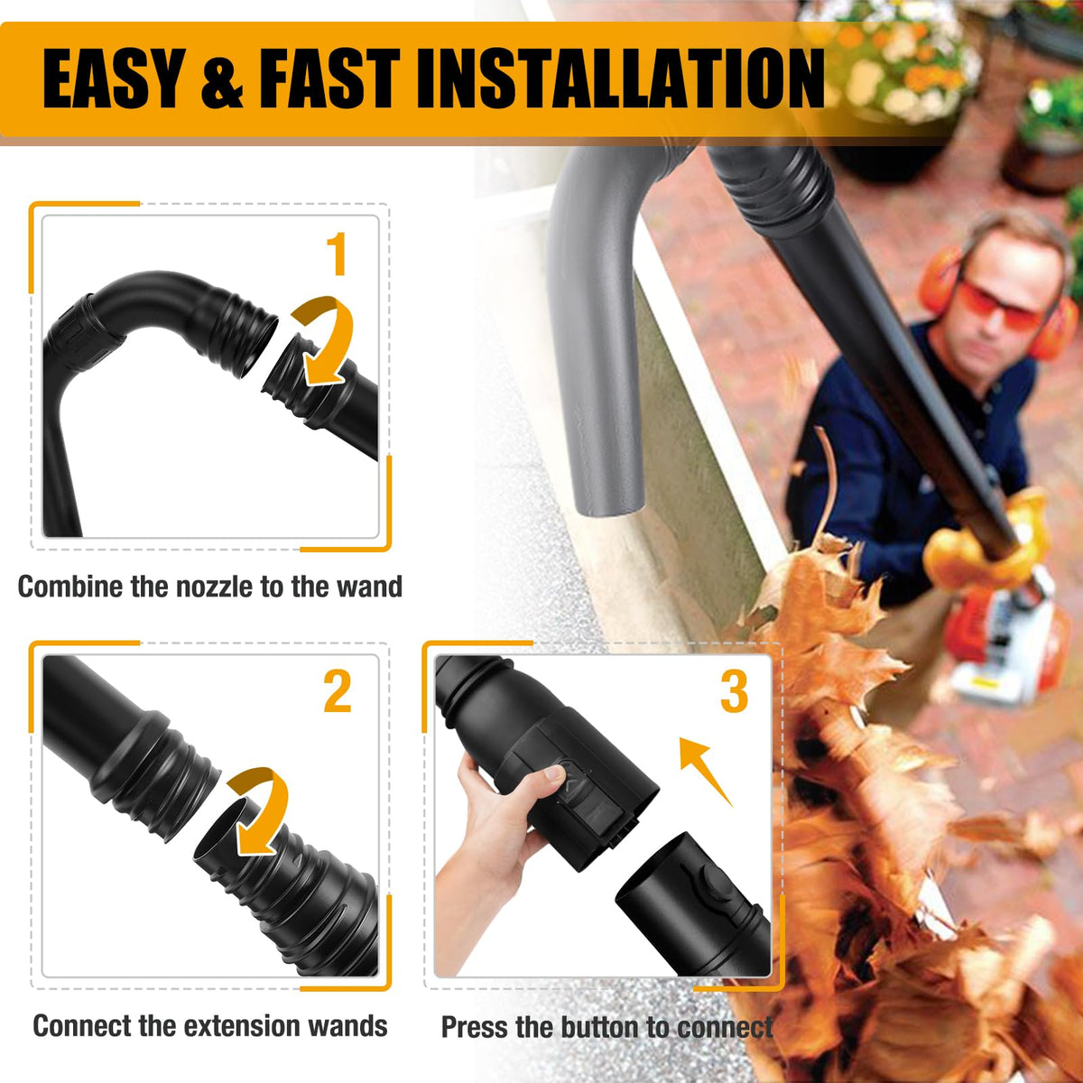 Gutter Cleaning Kit 9.25 ft with Reflector Z75762
