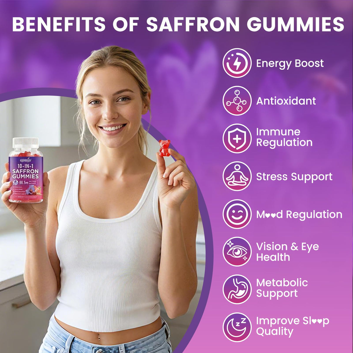 Strawberry Flavor 120 Count Gummies P114