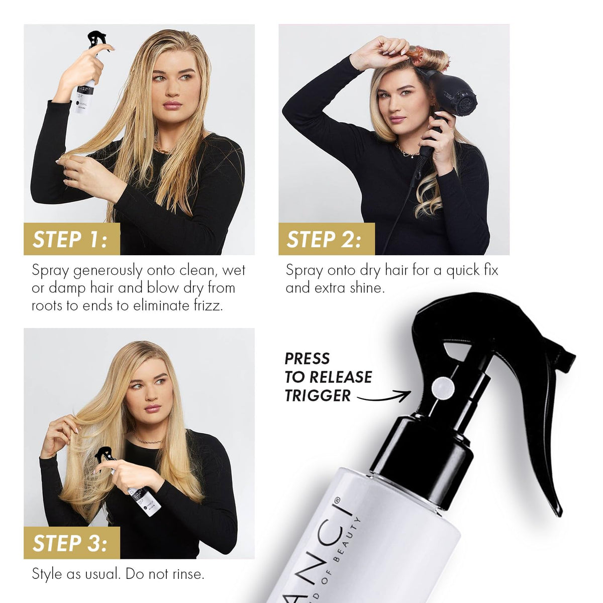 Blowout Spray Heat Protectant Leave in Conditioner 2 pk. 8 oz. B3857