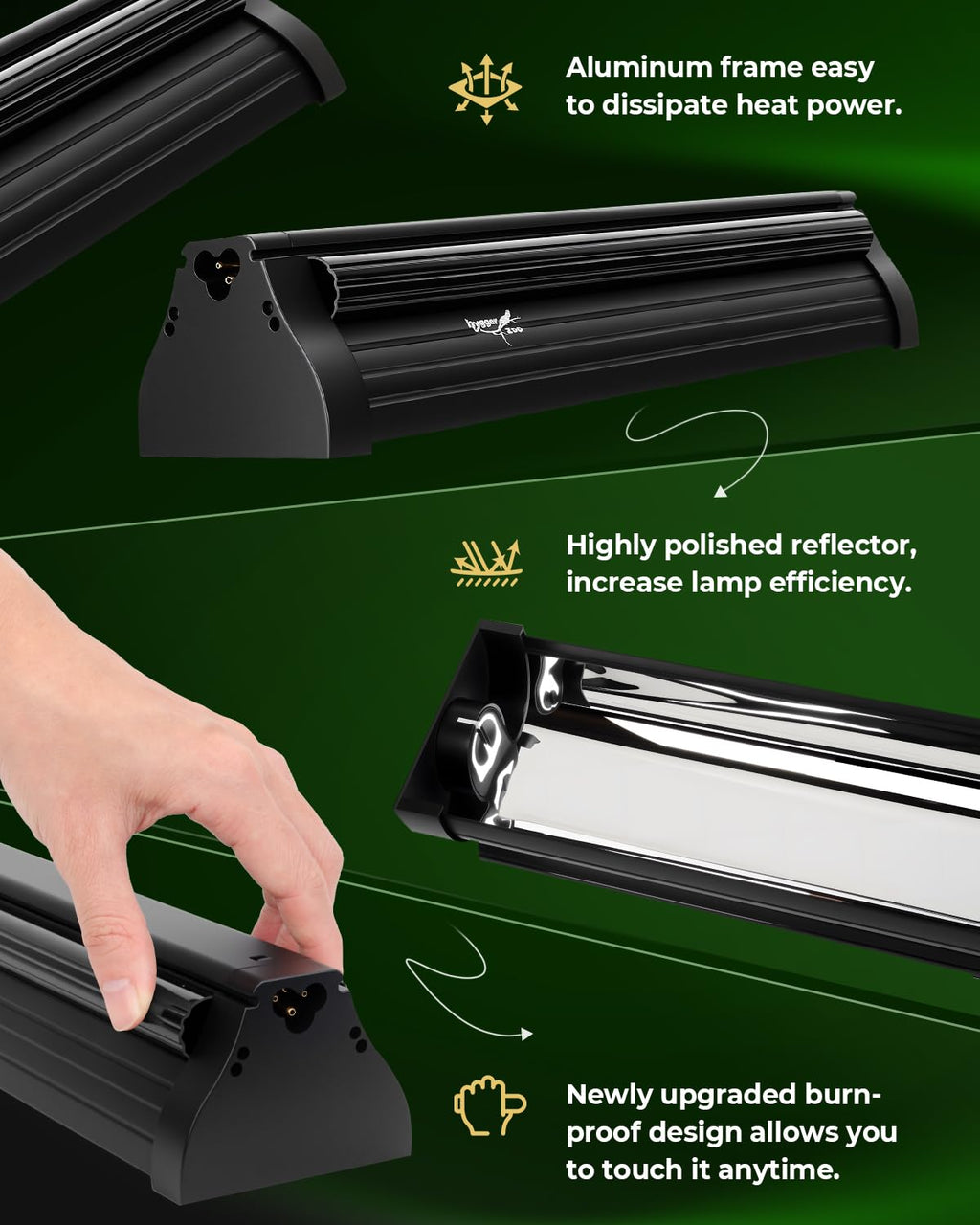 24W UVB Reptile Light Fixture Combo Kit G18574
