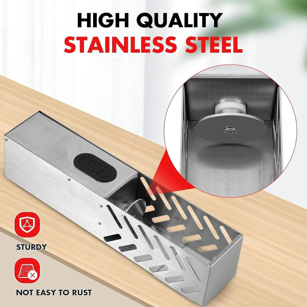 Heavy Duty Stainless Steel Electric Can Crusher G504