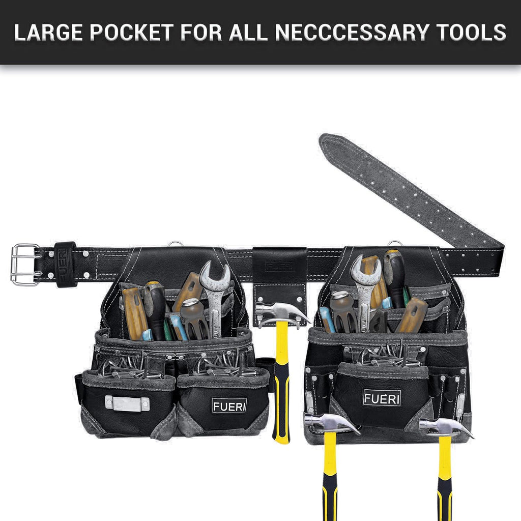 Leather 16 Pocket Tool Belt V680
