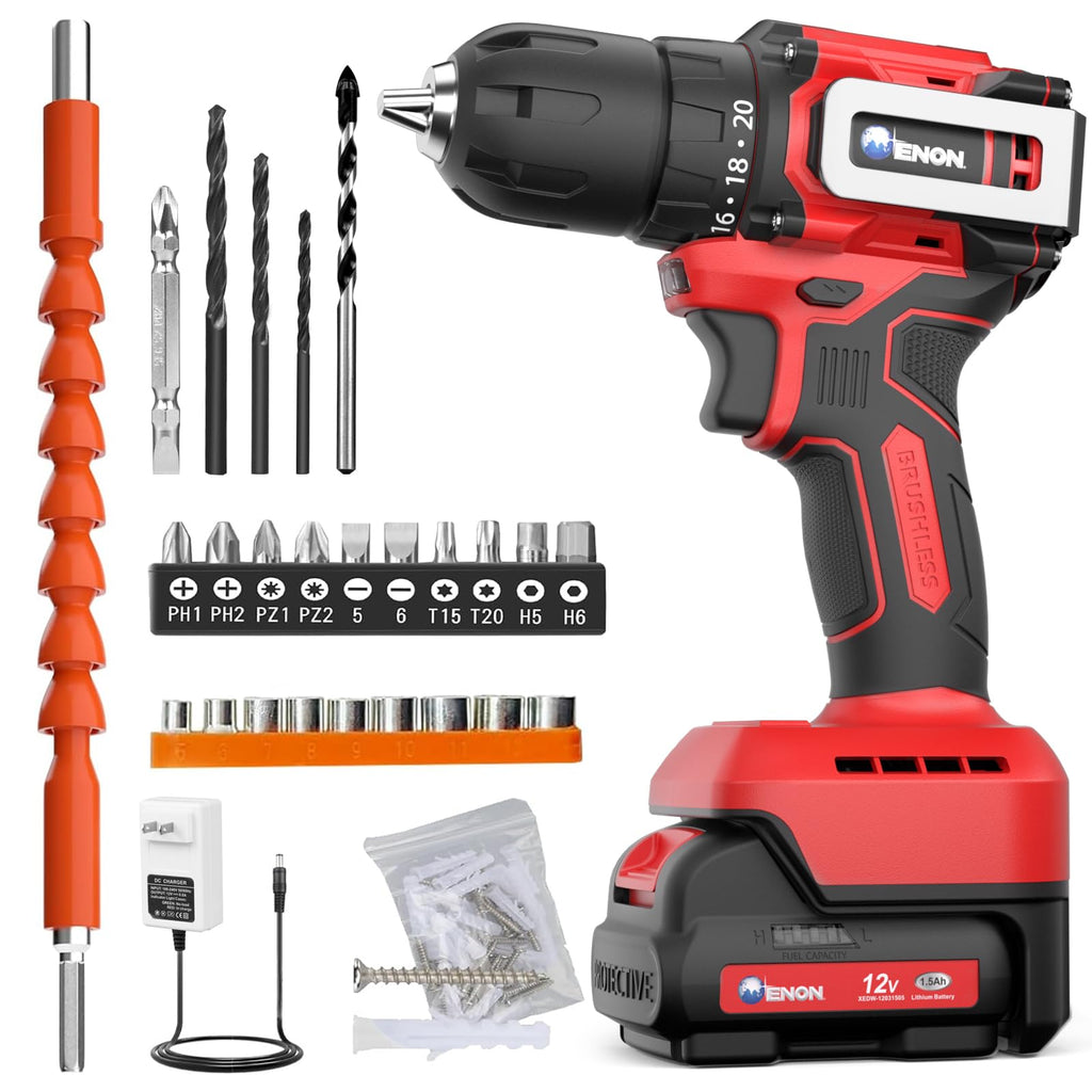 Cordless Drill Set with Battery and Charger J15079