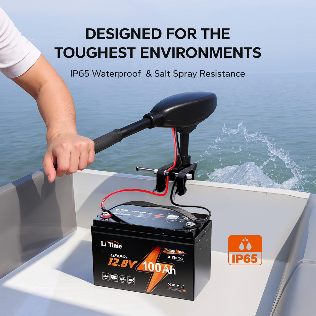 12V 100Ah LiFePO4 Trolling Motor Battery W4291