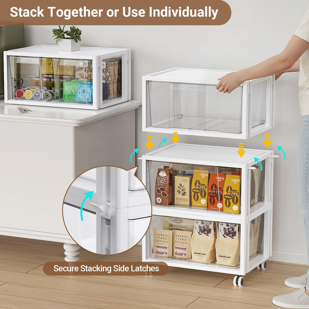Extra Large 3 Drawer Storage Cart T946