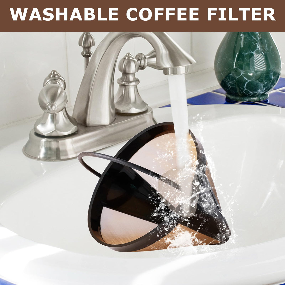 Reusable Coffee Filter 8-12 Cup E7568