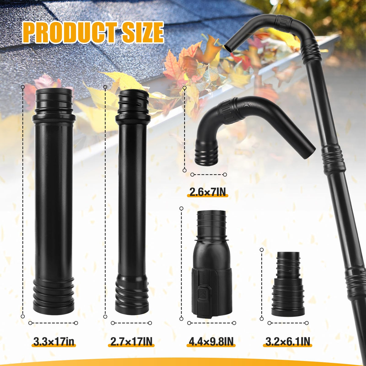 Gutter Cleaning Kit 9.25 ft with Reflector Z75762