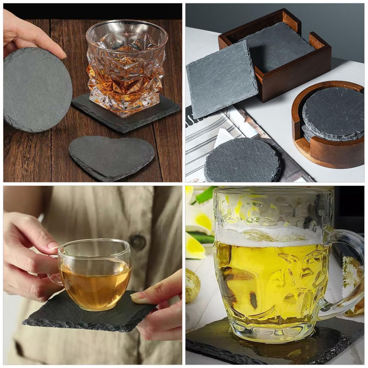 Natural Rock Coaster Set A950629