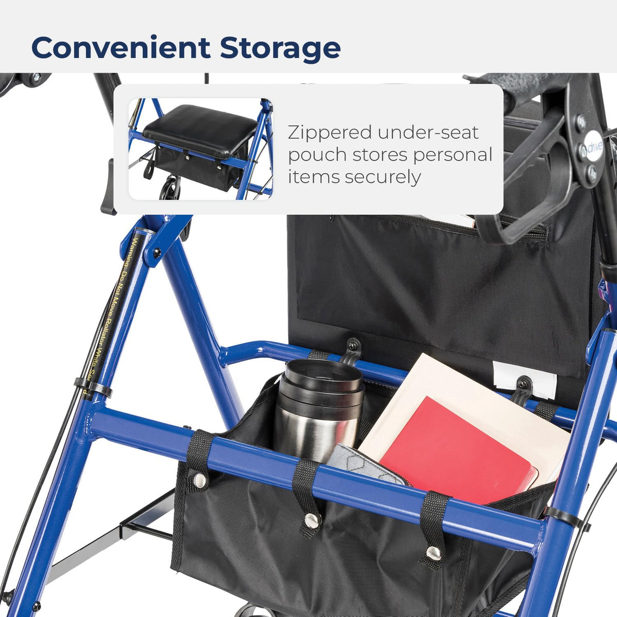 Foldable Rollator Walker with Seat H16161