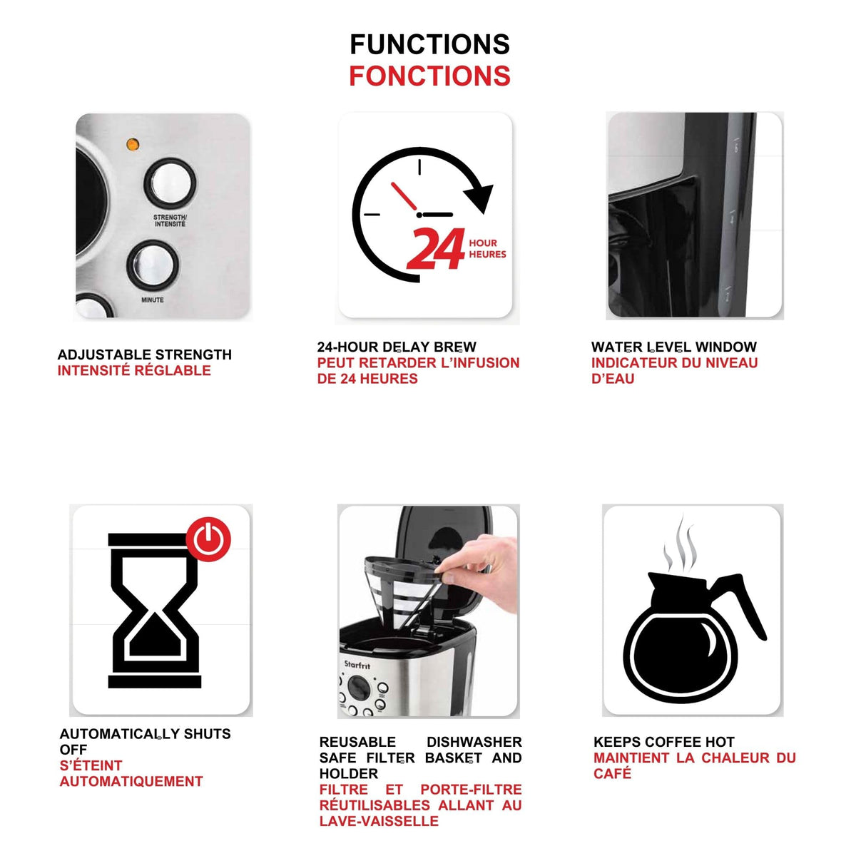 Programmable 12 Cup Stainless Steel Coffee Maker V89517