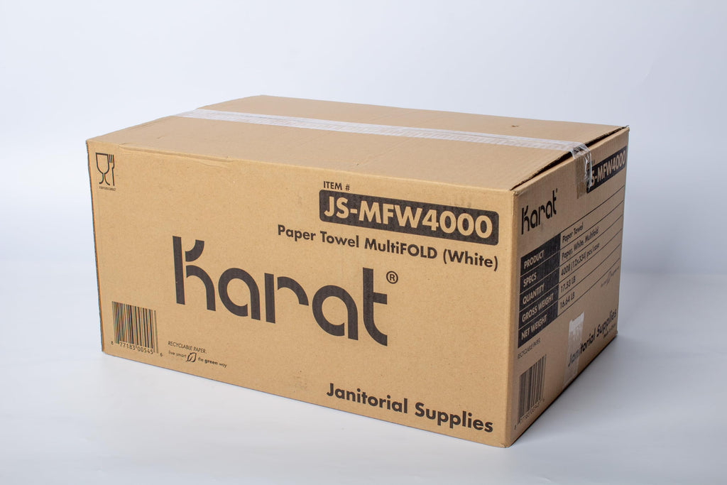 Multifold Paper Towels, Kraft, 334 Sheets X 12 Packs, Recycled Fibers P87085