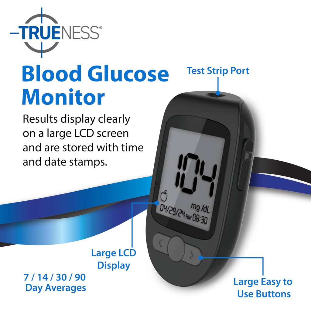 Blood Glucose Meter Kit with Testing Supplies Z481354
