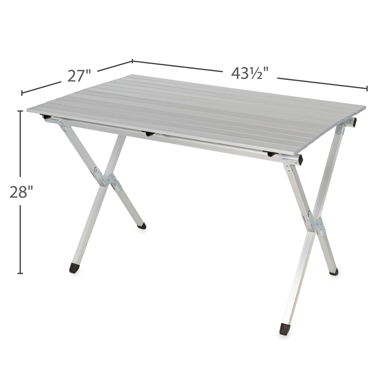 Aluminum Roll-Up Table with Carrying Bag, Seats 4-6 R17295