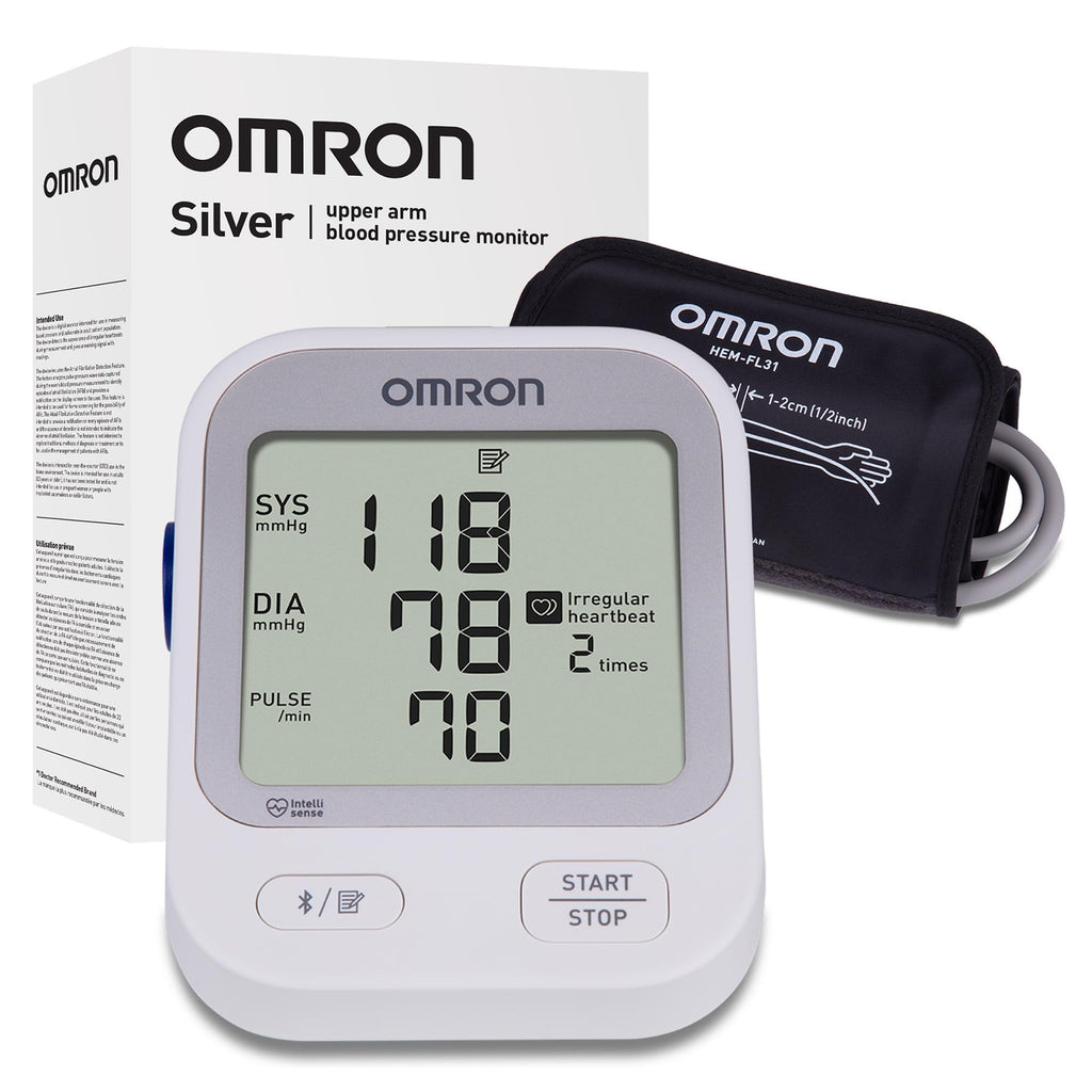 Silver Upper Arm Blood Pressure Monitor L76236