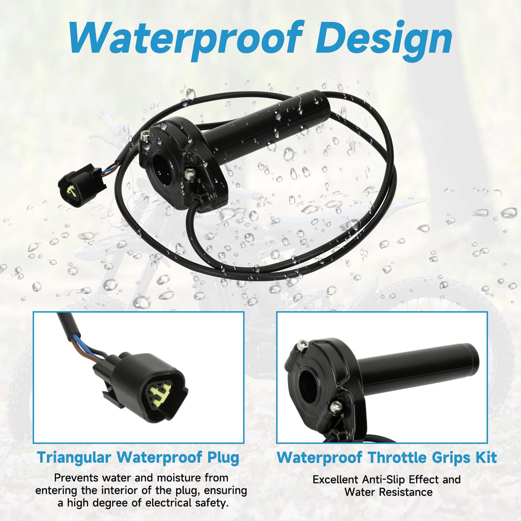 Throttle Handle Kit Replacement for Electric Dirt Bike J31078