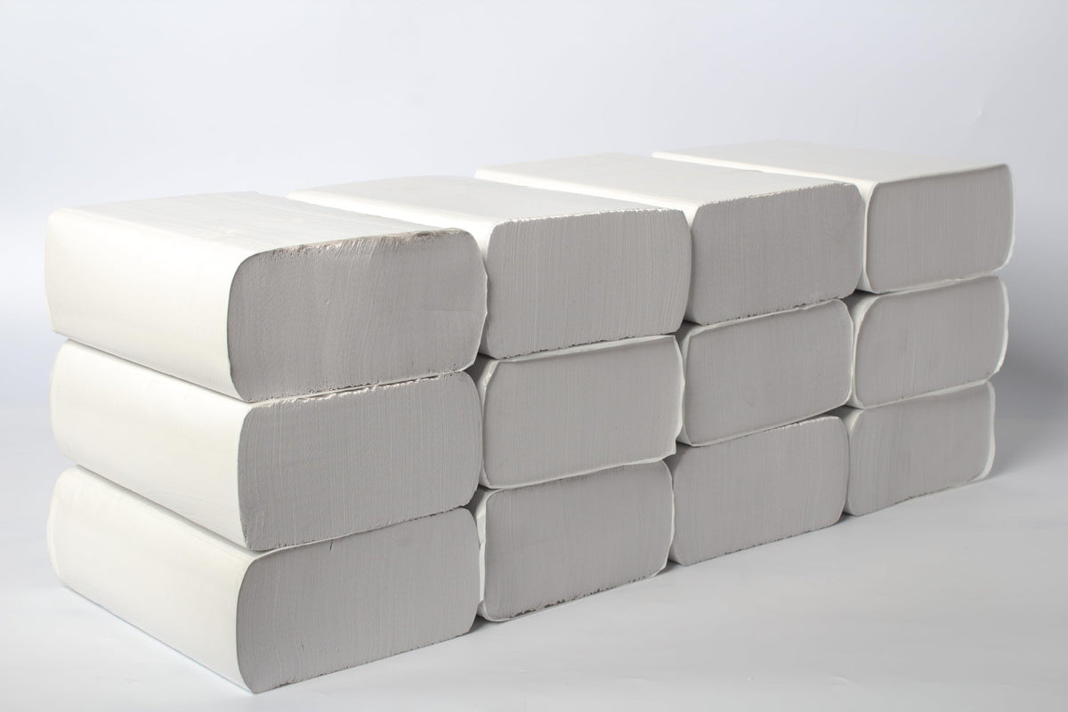 Multifold Paper Towels, Kraft, 334 Sheets X 12 Packs, Recycled Fibers P87085