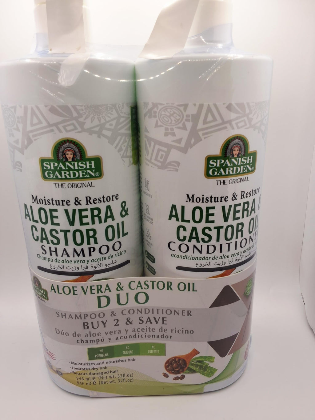 Aloe Vera & Castor Oil Shampoo and Conditioner Set T534