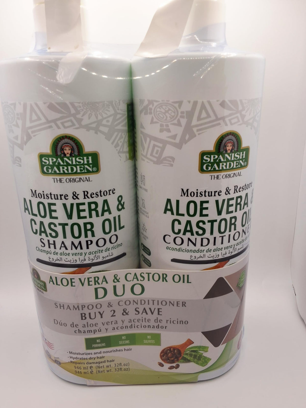 Aloe Vera & Castor Oil Shampoo and Conditioner Set T534