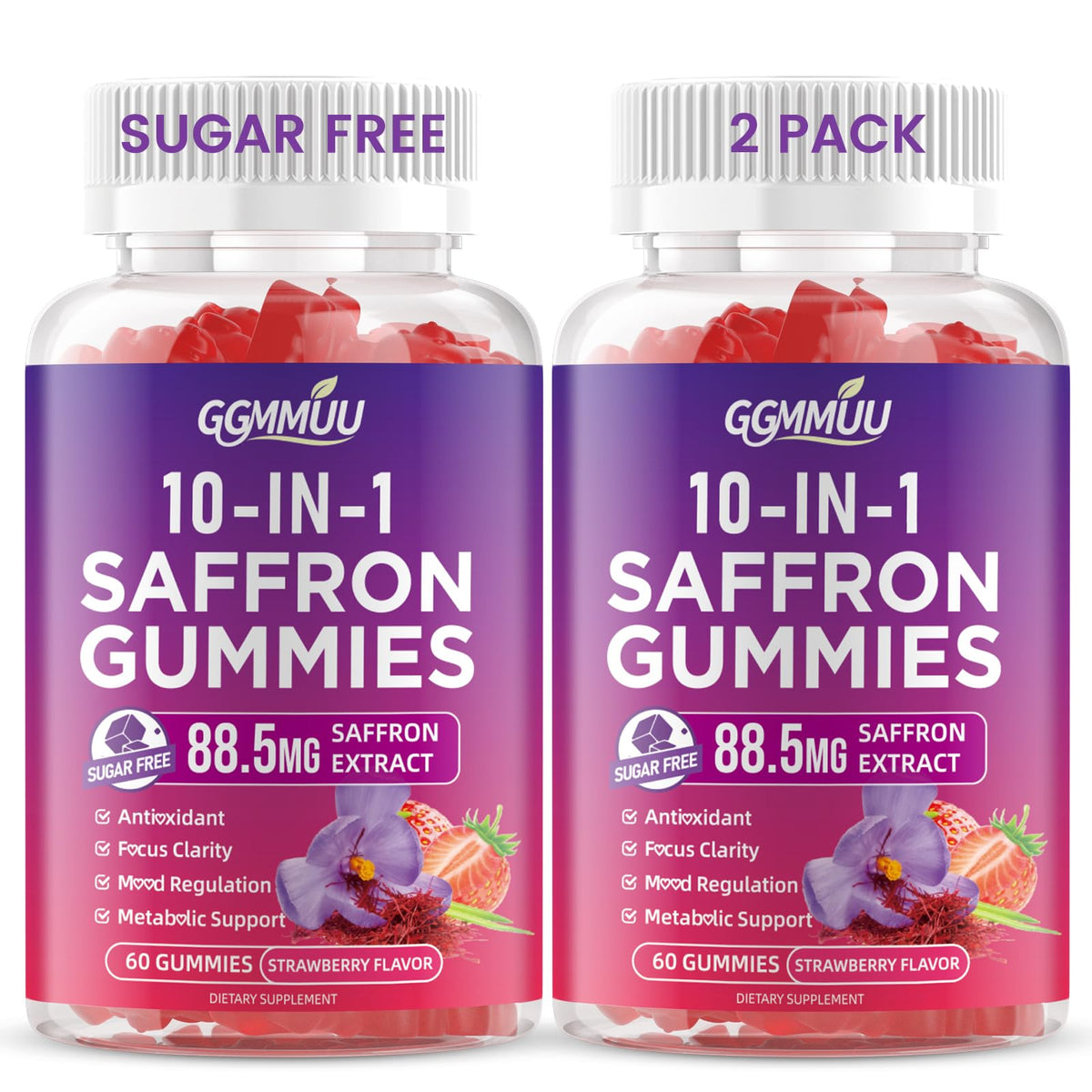 Strawberry Flavor 120 Count Gummies P114